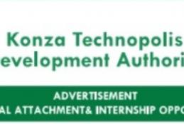 KONZA TECHNOPOLIS DEVELOPMENT AUTHORITY (KOTDA) INTERNSHIPS - INVITATION FOR APPLICATIONS