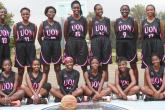 University of Nairobi Basketball Women Team Dynamites during NASOKUSA Games