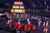 Team Kenya Matching past the opening ceremony 