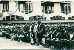 UNIVERSITY OF NAIROBI IN 1970 GRADUATION AS WE CELEBRATE THE 50 YEARS OF ACADEMIC EXCELLENCE.