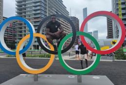 UON STUDENT  FERDINAND OMANYALA  IN KURUME , JAPAN FOR TOKYO OLYMPICS 