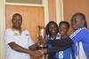 Volleyball ladies trophy for 2nd position