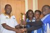 Volleyball ladies trophy for 2nd position