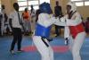Tae kwo do player in Action