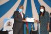 UoN Sports Chess captain receives an Award from the UoN Vice Chancellor 